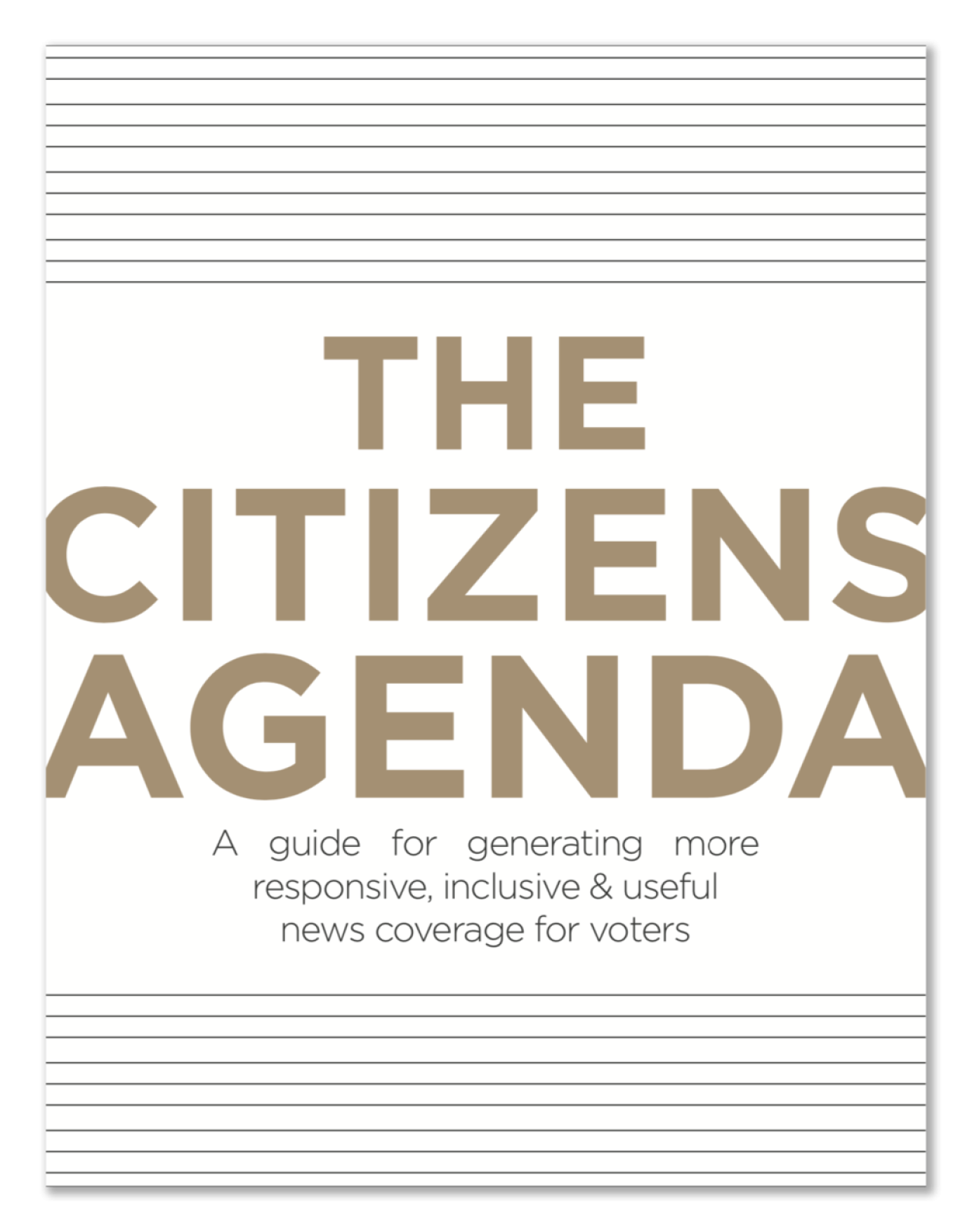 Cover of The Citizens Agenda Guide