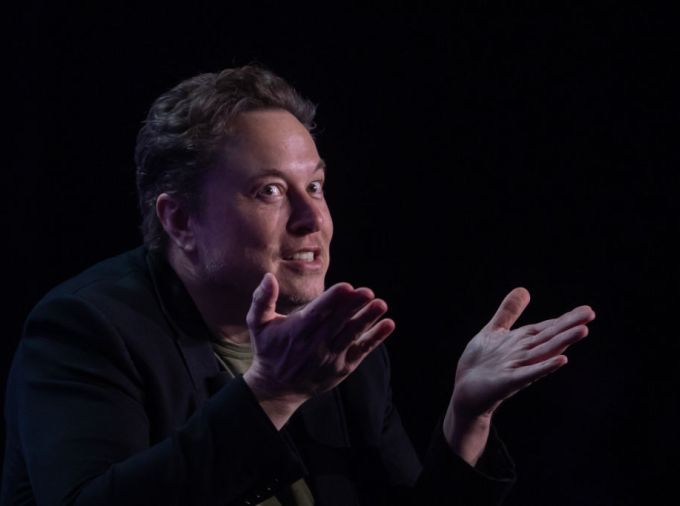 Elon Musk, co-founder of Tesla and SpaceX and owner of X Holdings Corp., speaks at the Milken Institute’s Global Conference at the Beverly Hilton Hotel,on May 6, 2024 in Beverly Hills, California.