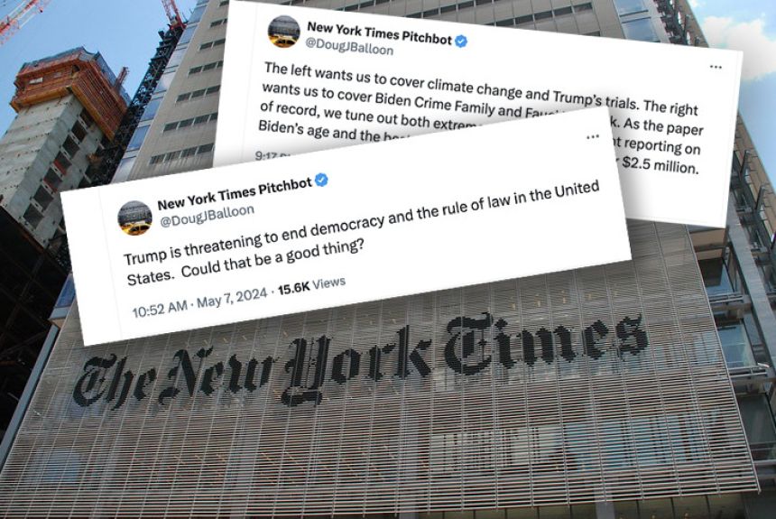 Exterior view of New York Times Building