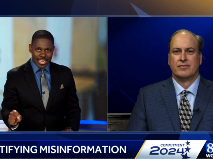 video capture of livestream from WGAL interview with Matt Jordan.